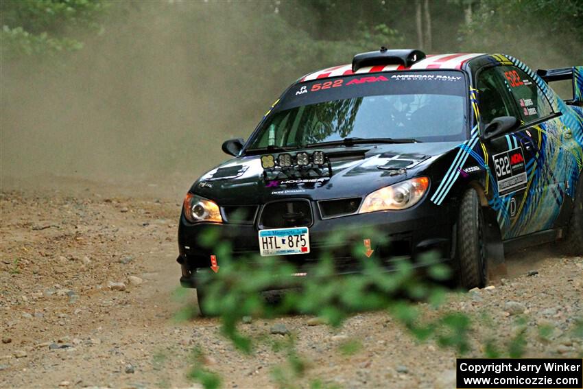 Matt James / Jackie James Subaru Impreza on SS9, Steamboat II.