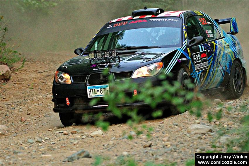 Matt James / Jackie James Subaru Impreza on SS9, Steamboat II.