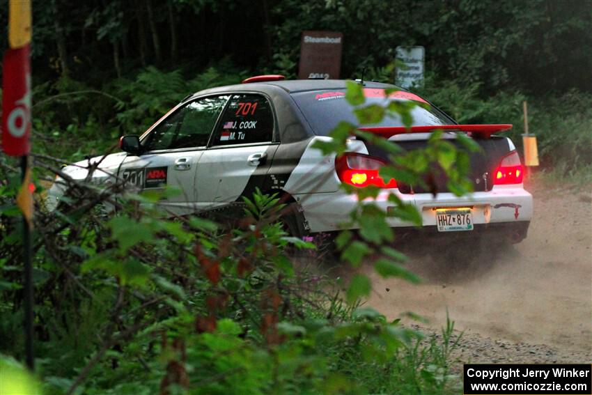 Jason Cook / Maggie Tu Subaru WRX on SS9, Steamboat II.