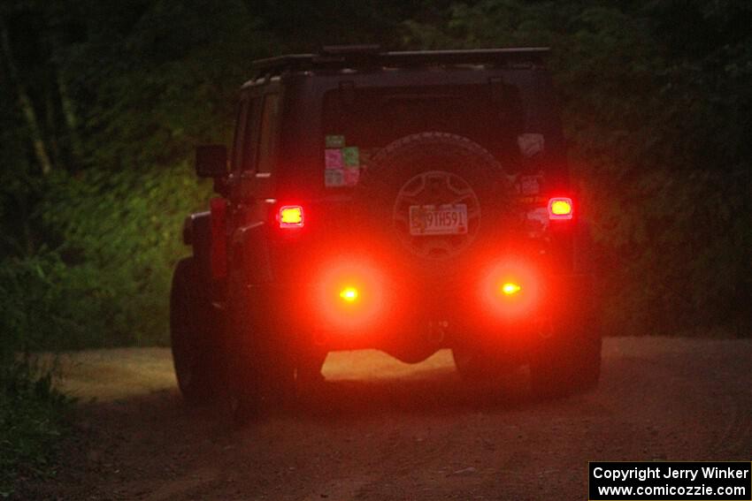 A Jeep Wrangler Rubicon sweeps SS9, Steamboat II.