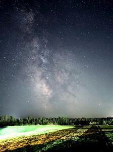 The Milky Way over Pioneer Farm service after day two.