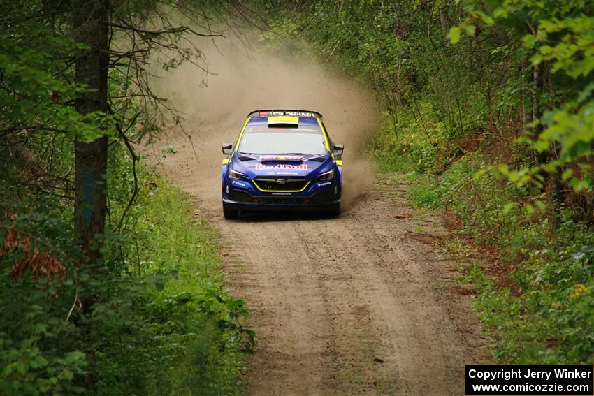 Brandon Semenuk / Keaton Williams Subaru WRX ARA25 on SS11, Otterkill I.