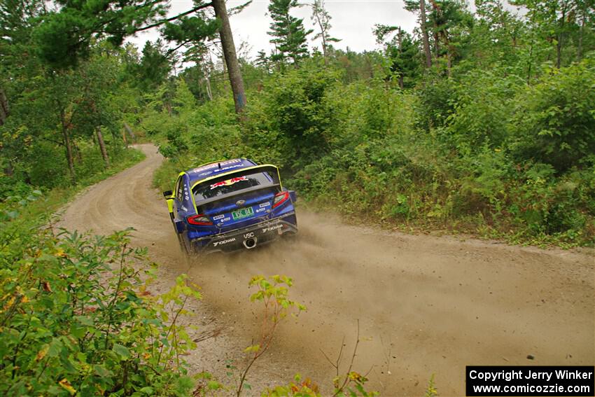 Brandon Semenuk / Keaton Williams Subaru WRX ARA25 on SS11, Otterkill I.