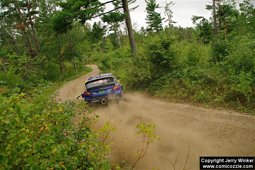 Brandon Semenuk / Keaton Williams Subaru WRX ARA25 on SS11, Otterkill I.