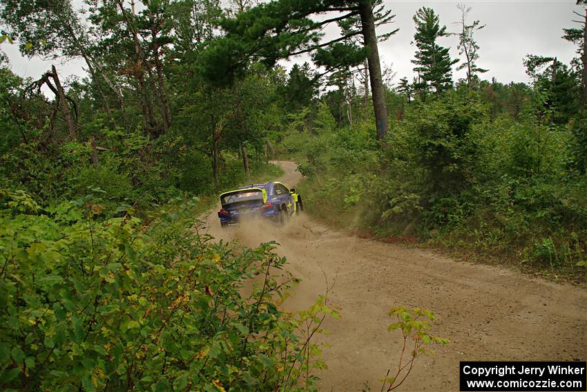 Brandon Semenuk / Keaton Williams Subaru WRX ARA25 on SS11, Otterkill I.