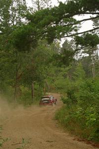 Conner Martell / Alex Gelsomino Skoda Fabia RS Rally2 on SS11, Otterkill I.