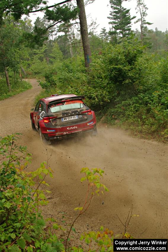 Conner Martell / Alex Gelsomino Skoda Fabia RS Rally2 on SS11, Otterkill I.
