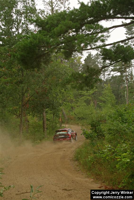 Conner Martell / Alex Gelsomino Skoda Fabia RS Rally2 on SS11, Otterkill I.