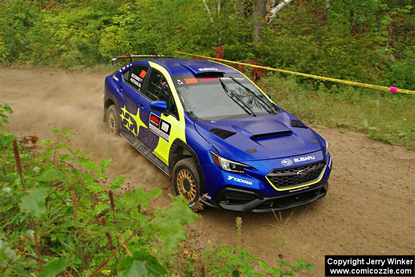 Travis Pastrana / Rhianon Gelsomino Subaru WRX ARA25L on SS11, Otterkill I.