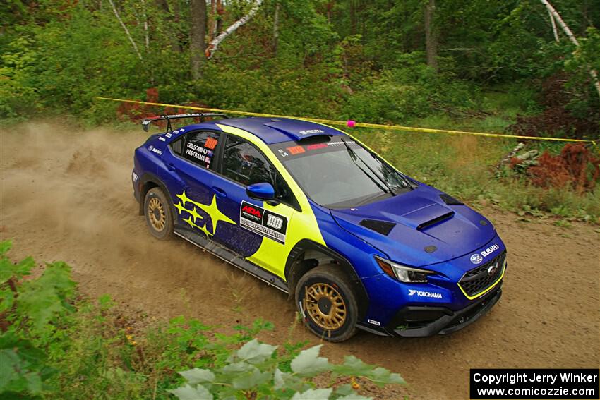 Travis Pastrana / Rhianon Gelsomino Subaru WRX ARA25L on SS11, Otterkill I.