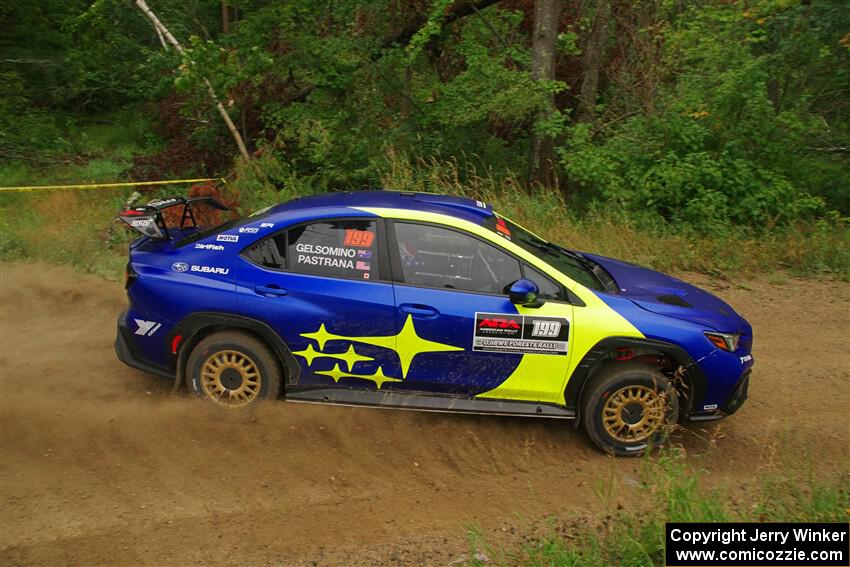 Travis Pastrana / Rhianon Gelsomino Subaru WRX ARA25L on SS11, Otterkill I.