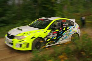 Vincent Trudel / Glen Ray Subaru WRX STi on SS11, Otterkill I.