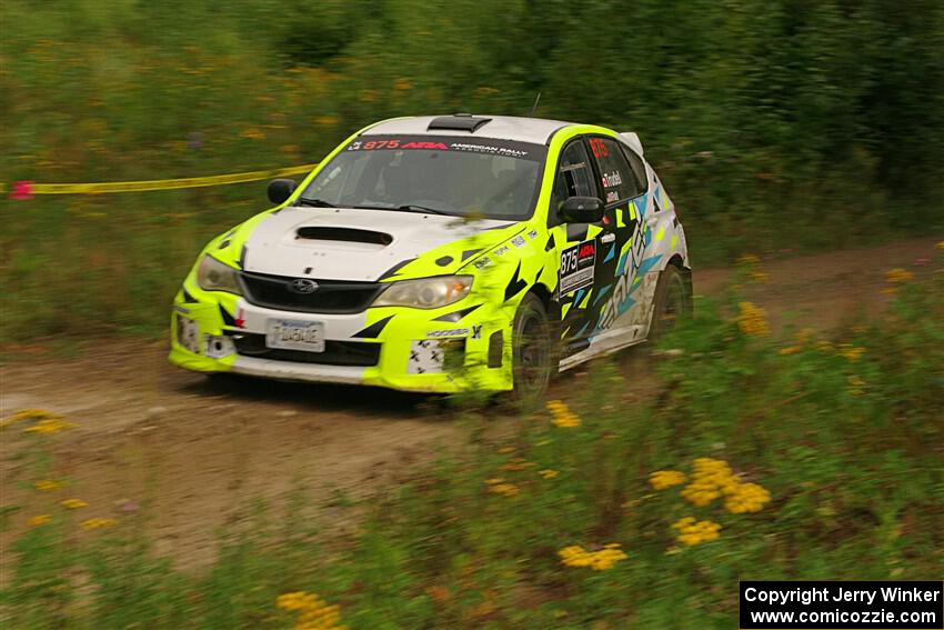 Vincent Trudel / Glen Ray Subaru WRX STi on SS11, Otterkill I.