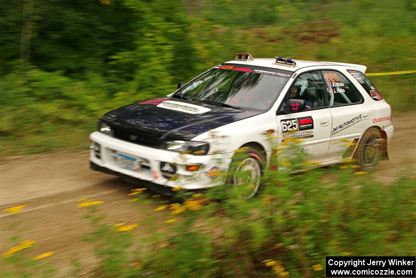 Aidan Hicks / John Hicks Subaru Impreza Wagon on SS11, Otterkill I.