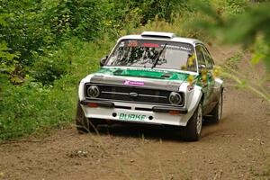 Seamus Burke / Gary McElhinney Ford Escort Mk II on SS11, Otterkill I.
