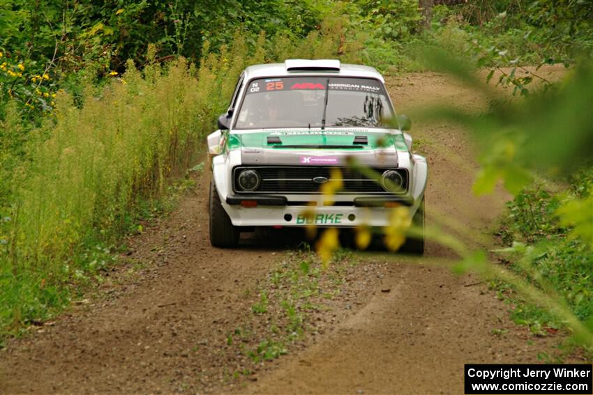 Seamus Burke / Gary McElhinney Ford Escort Mk II on SS11, Otterkill I.