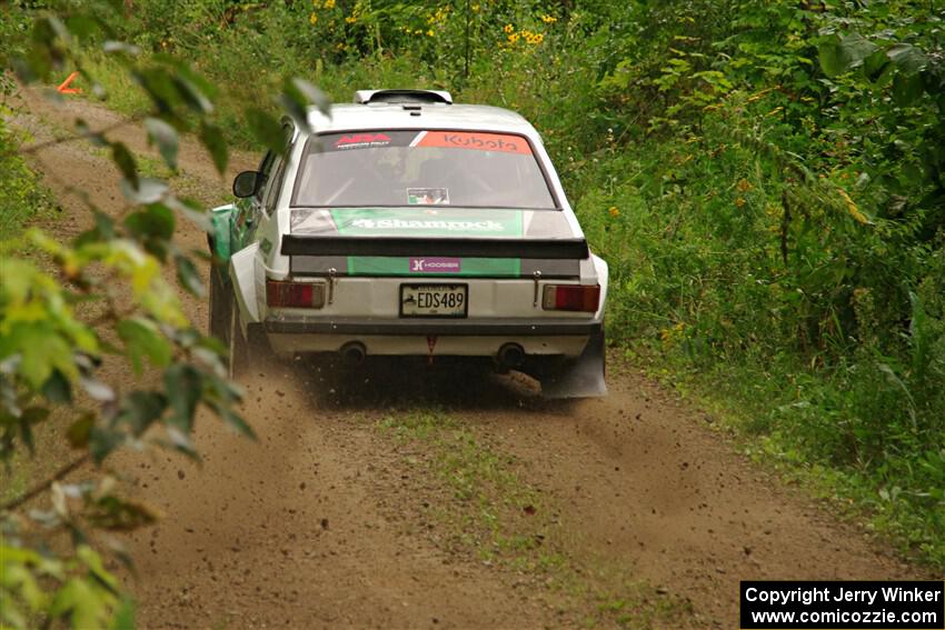 Seamus Burke / Gary McElhinney Ford Escort Mk II on SS11, Otterkill I.