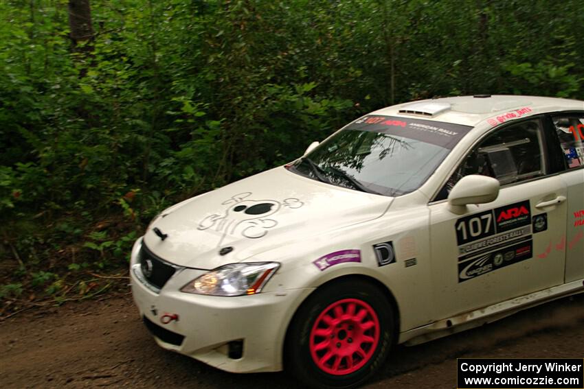 Richo Healey / Michelle Miller Lexus IS350 on SS11, Otterkill I.