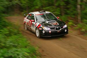 Scott Crouch / Elizabeth Crouch Subaru WRX on SS11, Otterkill I.
