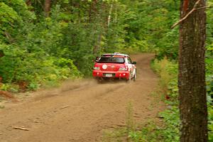 Scott Crouch / Elizabeth Crouch Subaru WRX on SS11, Otterkill I.