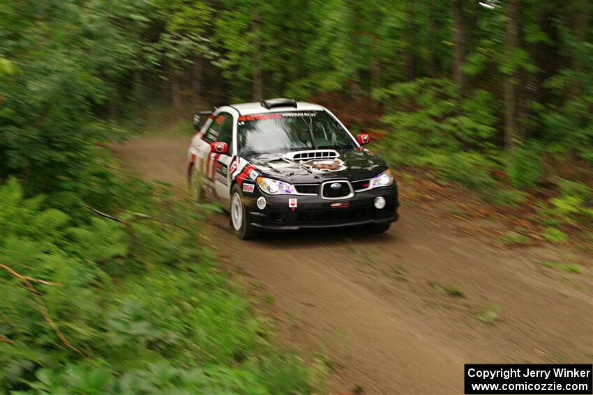 Scott Crouch / Elizabeth Crouch Subaru WRX on SS11, Otterkill I.