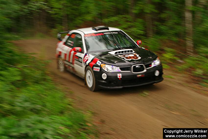 Scott Crouch / Elizabeth Crouch Subaru WRX on SS11, Otterkill I.