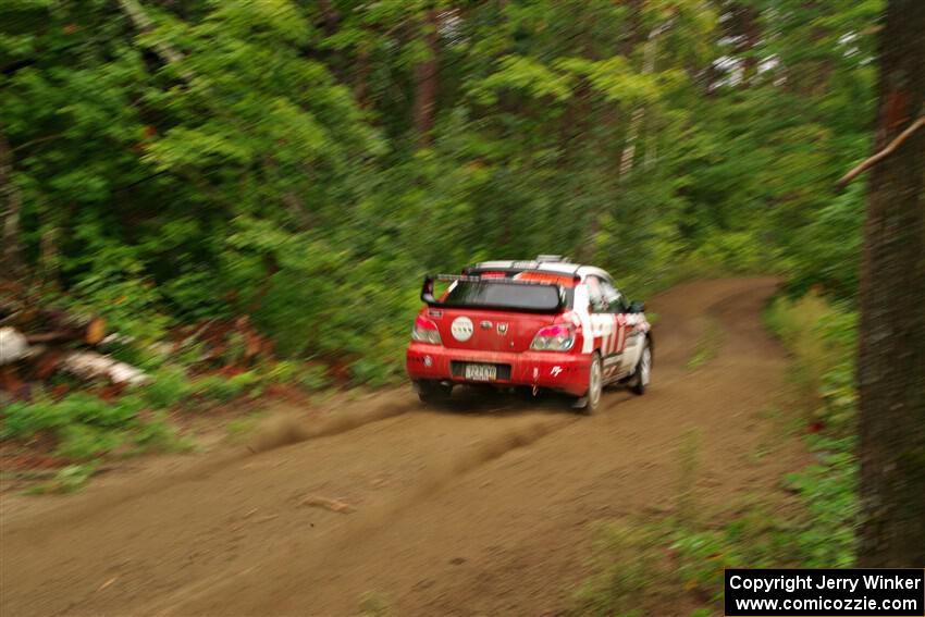 Scott Crouch / Elizabeth Crouch Subaru WRX on SS11, Otterkill I.