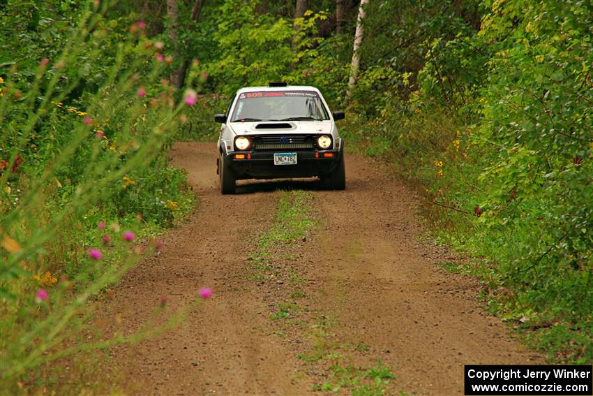 Josh Nykanen / Corey Morris VW GTI on SS11, Otterkill I.