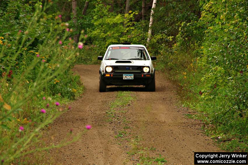 Josh Nykanen / Corey Morris VW GTI on SS11, Otterkill I.