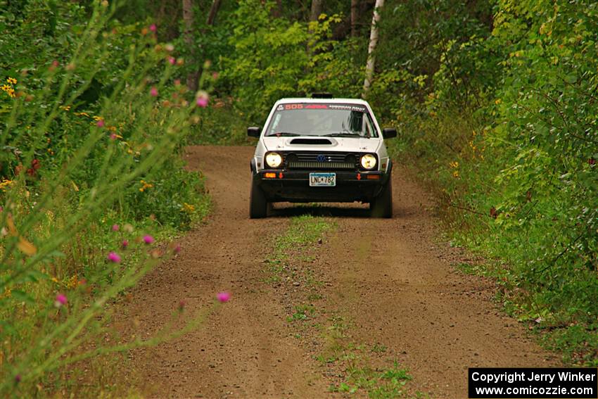 Josh Nykanen / Corey Morris VW GTI on SS11, Otterkill I.