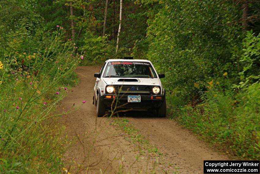 Josh Nykanen / Corey Morris VW GTI on SS11, Otterkill I.