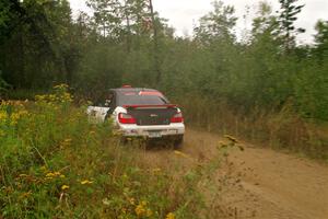 Jason Cook / Maggie Tu Subaru WRX on SS11, Otterkill I.
