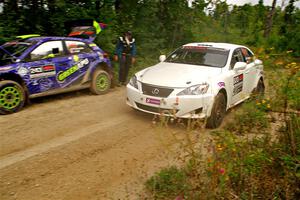Scott Pedersen / Ryan Scott Lexus IS250 on SS11, Otterkill I.