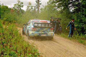 Matt James / Jackie James Subaru Impreza on SS11, Otterkill I.