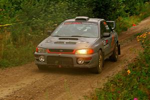 Josh Kemp / Danielle Kemp Subaru Impreza on SS11, Otterkill I.