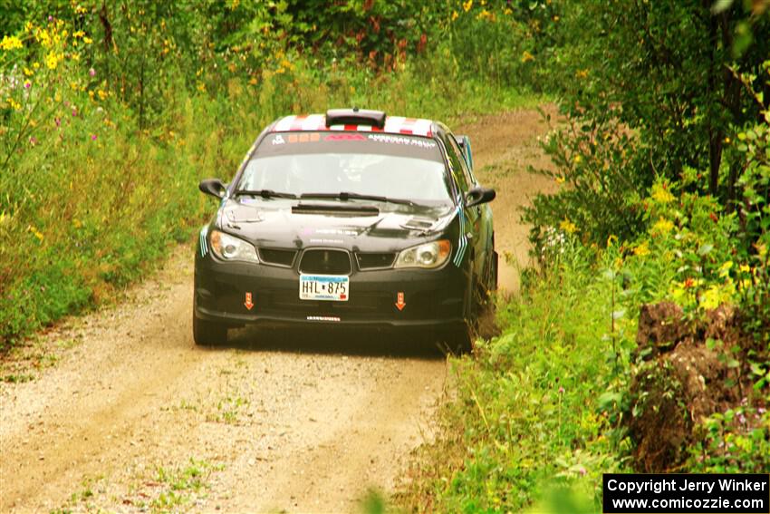 Matt James / Jackie James Subaru Impreza on SS11, Otterkill I.