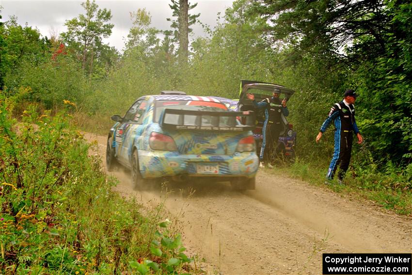 Matt James / Jackie James Subaru Impreza on SS11, Otterkill I.