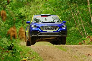 Travis Pastrana / Rhianon Gelsomino Subaru WRX ARA25L on SS15, Otterkill II.