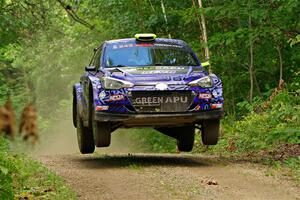 Patrick Gruszka / John Hall Hyundai i20 R5 on SS15, Otterkill II.