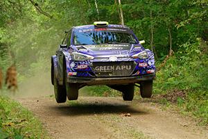 Patrick Gruszka / John Hall Hyundai i20 R5 on SS15, Otterkill II.