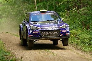 Patrick Gruszka / John Hall Hyundai i20 R5 on SS15, Otterkill II.