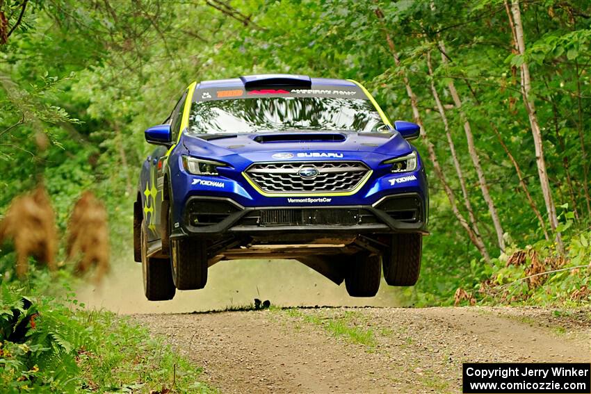 Travis Pastrana / Rhianon Gelsomino Subaru WRX ARA25L on SS15, Otterkill II.