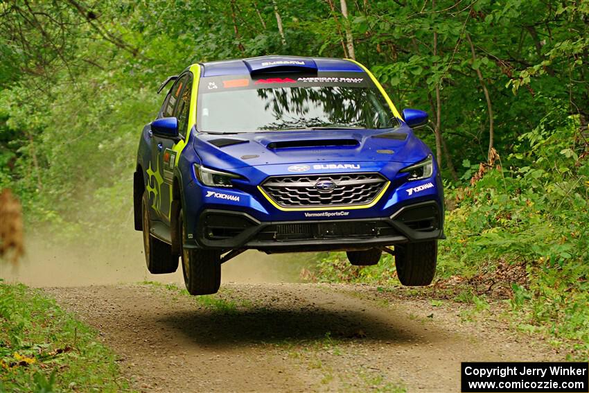 Travis Pastrana / Rhianon Gelsomino Subaru WRX ARA25L on SS15, Otterkill II.