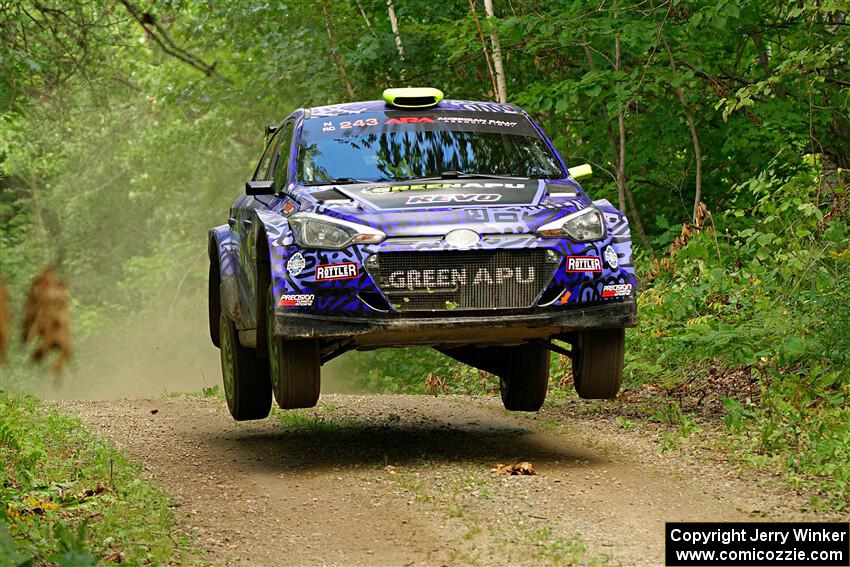 Patrick Gruszka / John Hall Hyundai i20 R5 on SS15, Otterkill II.