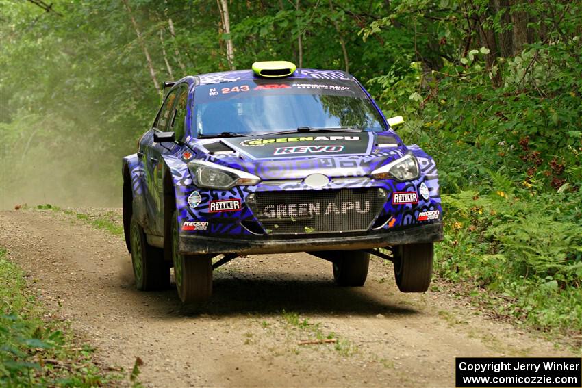 Patrick Gruszka / John Hall Hyundai i20 R5 on SS15, Otterkill II.