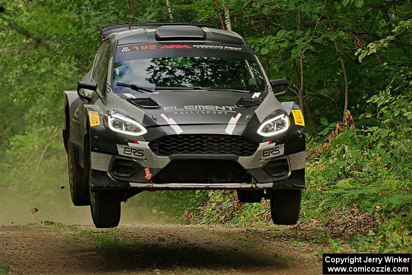 Javier Olivares / K.J. Miller Ford Fiesta Rally2 on SS15, Otterkill II.