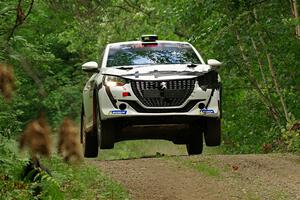 Sean Donnelly / Zach Pfeil Peugeot 208 Rally4 on SS15, Otterkill II.