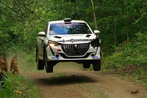 Sean Donnelly / Zach Pfeil Peugeot 208 Rally4 on SS15, Otterkill II.