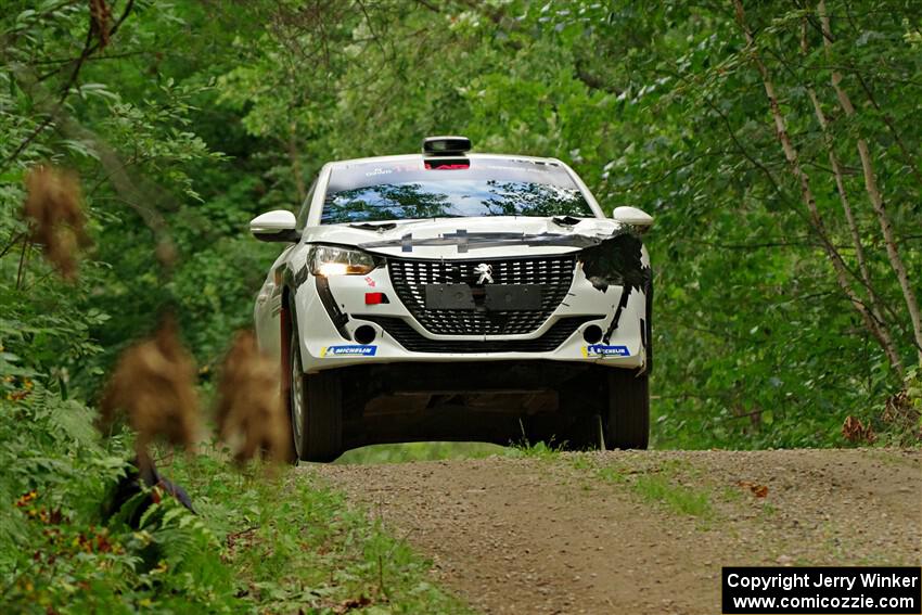 Sean Donnelly / Zach Pfeil Peugeot 208 Rally4 on SS15, Otterkill II.