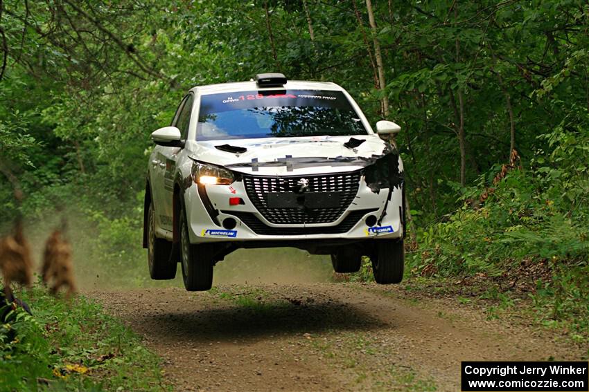 Sean Donnelly / Zach Pfeil Peugeot 208 Rally4 on SS15, Otterkill II.
